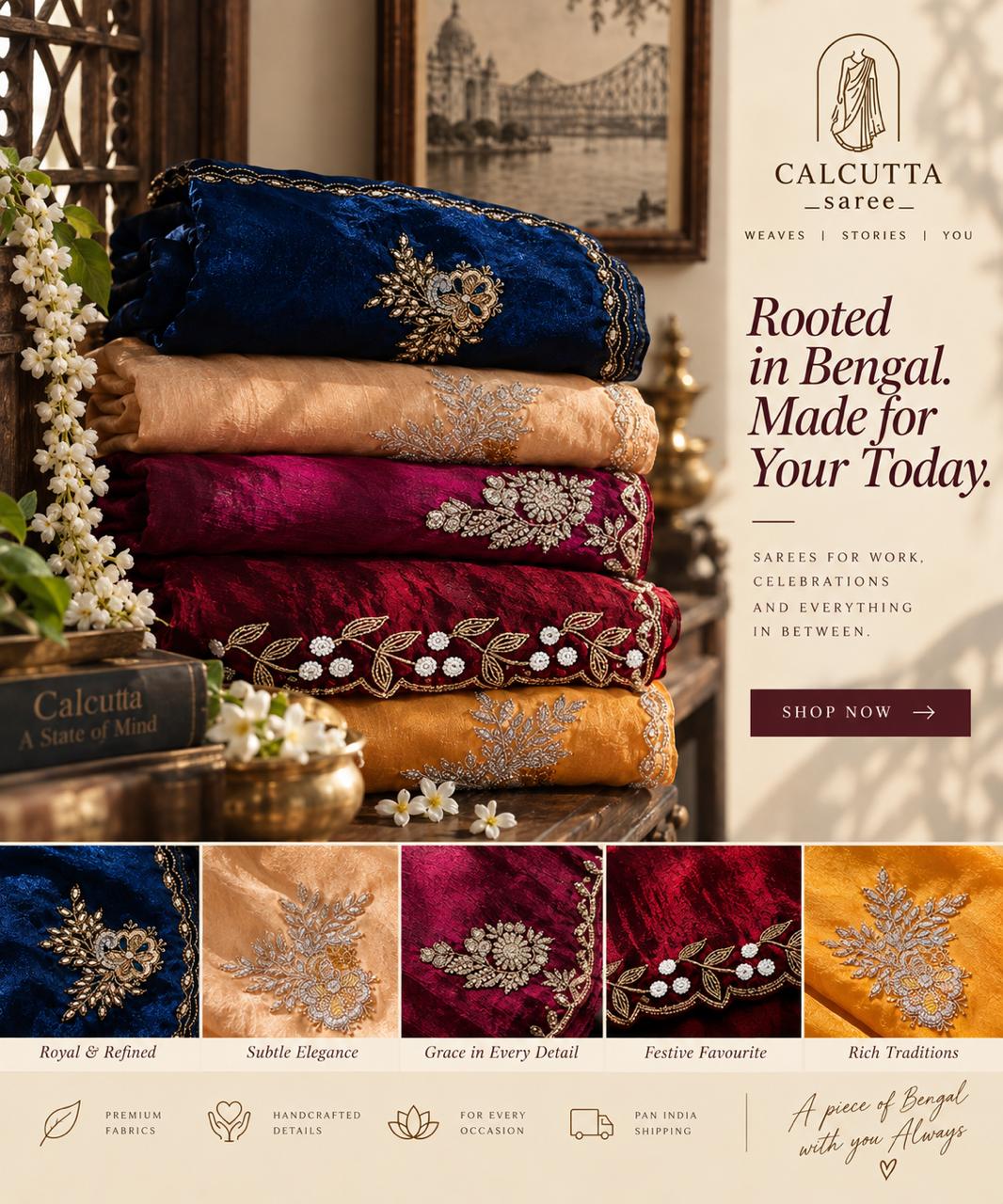 Festive wear sarees