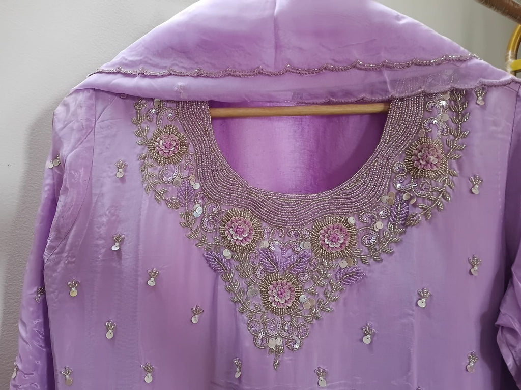 Lavanya Hand embroidered 3 pc suit
