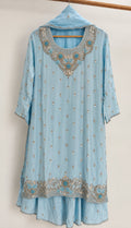 Neelambari - Hand Embroidered 3pc suit