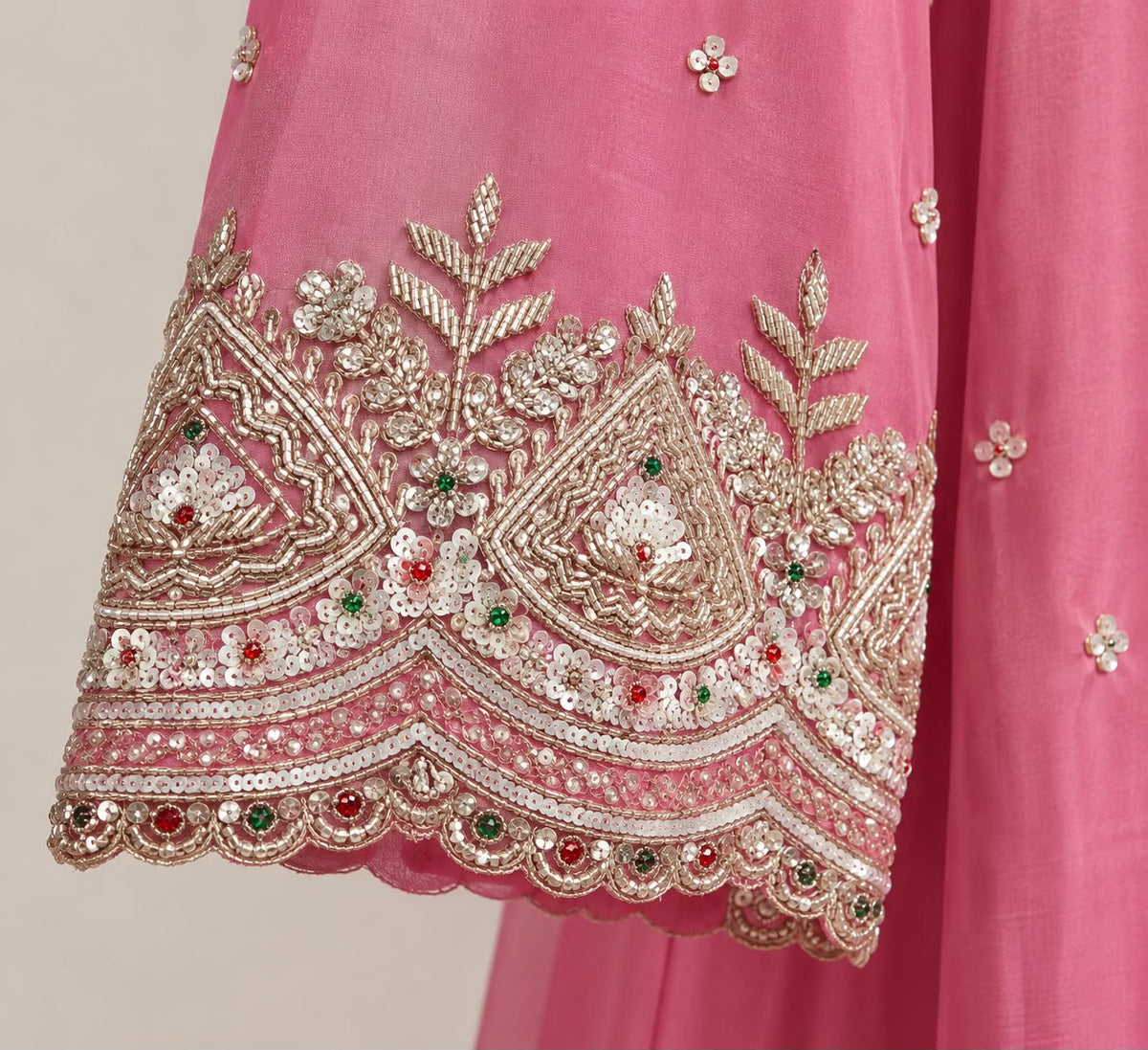 Gulabo-3 pc heavy embroidered suit