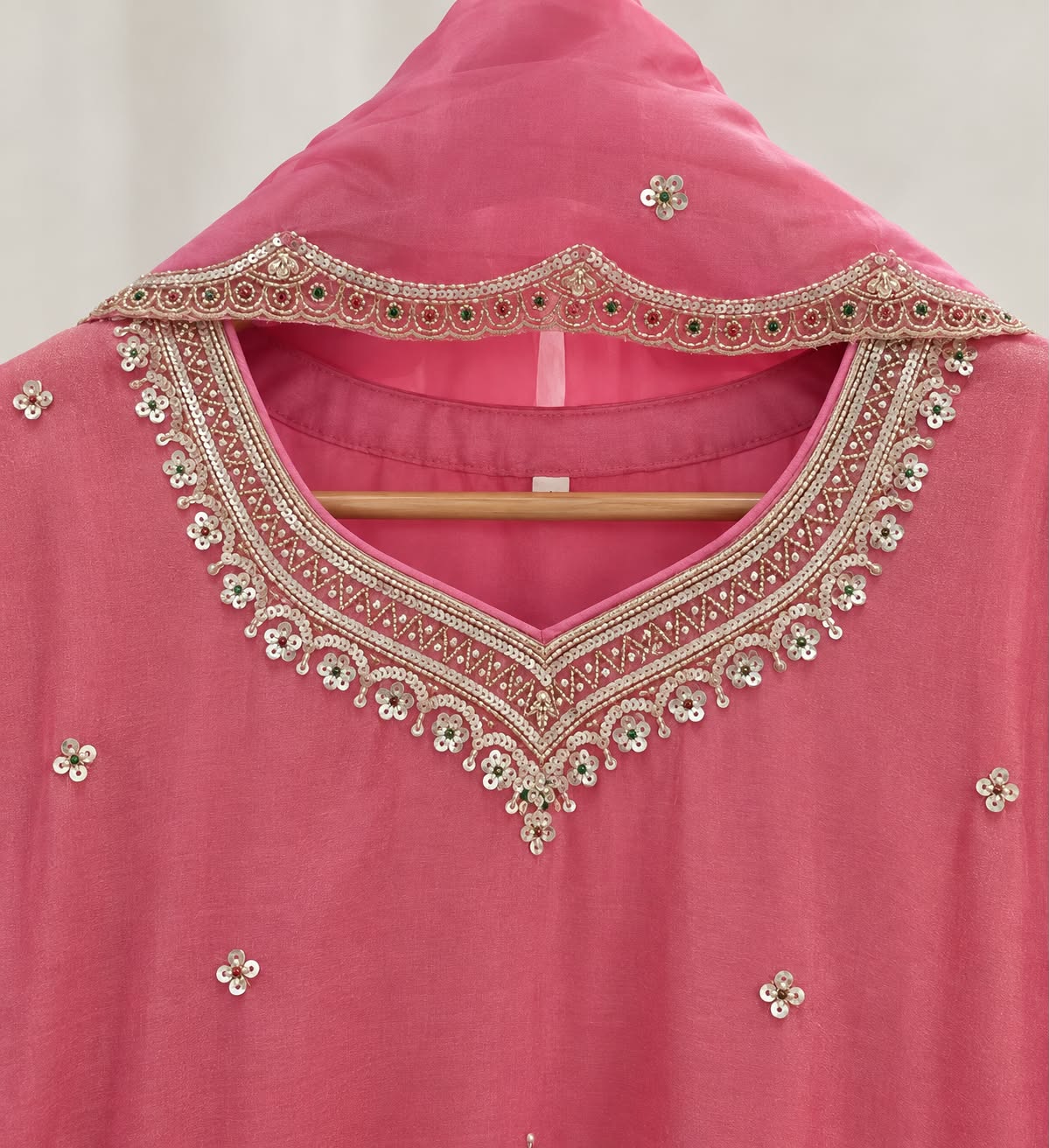 Gulabo-3 pc heavy embroidered suit